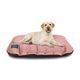 Cushioned Dog Bed - Pink